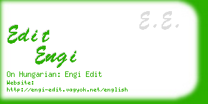 edit engi business card